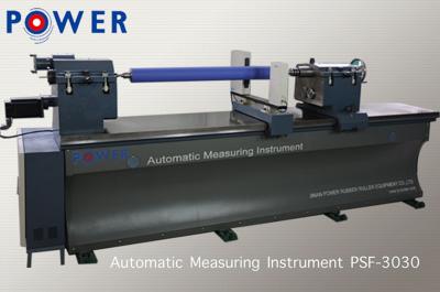Máquina de medição de laser de rolo de borracha comercial